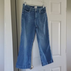 Paige Nellie High Rise Wide Leg Jeans 28